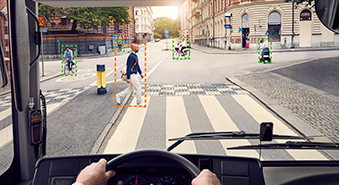 Pedestrian and Cyclist Detection System